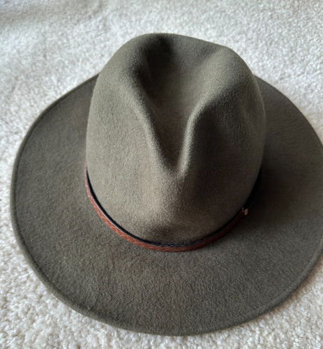 100 virgin wool fedora - fedora, hat